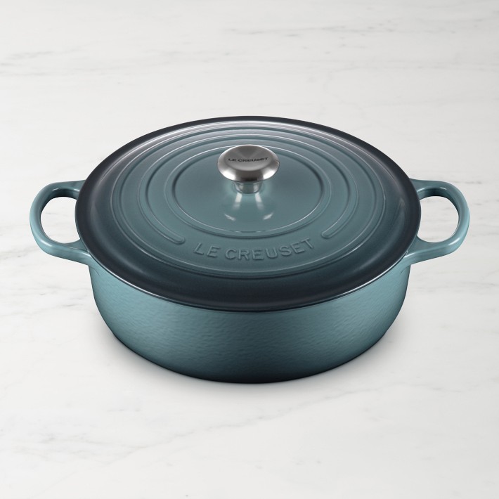 Le Creuset Signature Enameled Cast Iron Round Wide Dutch Oven, 6 3/4-Qt.