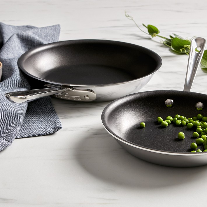 All-Clad D3® Tri-Ply Stainless-Steel Nonstick Fry Pan Set, 8