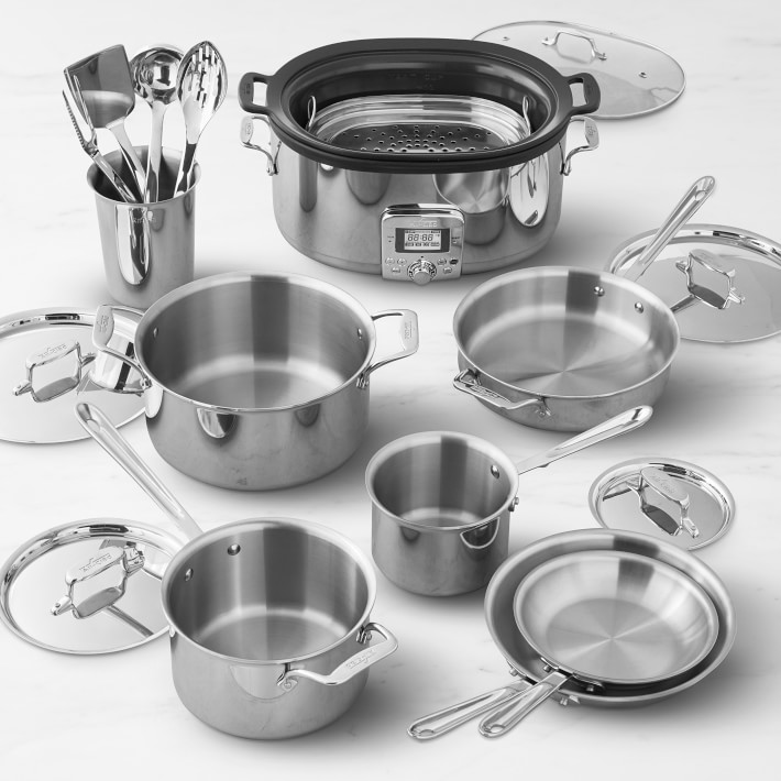 All-Clad Stainless-Steel Ultimate 16-Piece Cookware Set