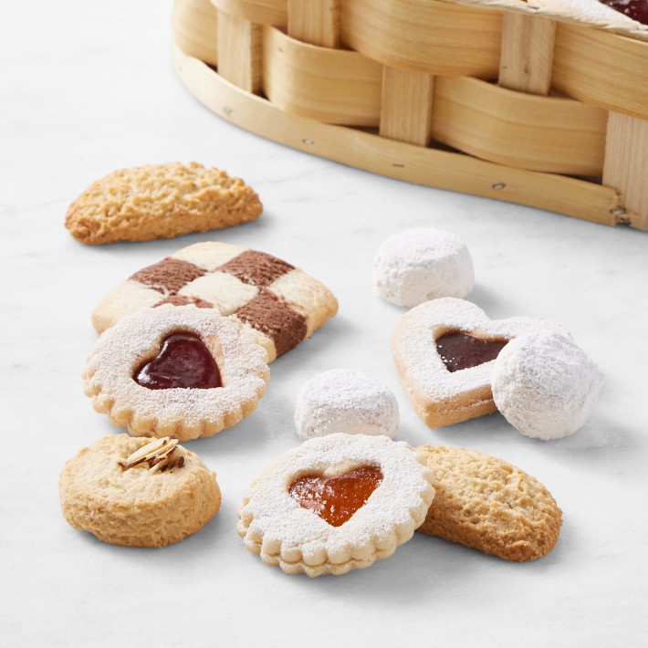 Valentine's Day Assorted Cookies in Heart Shaped Box