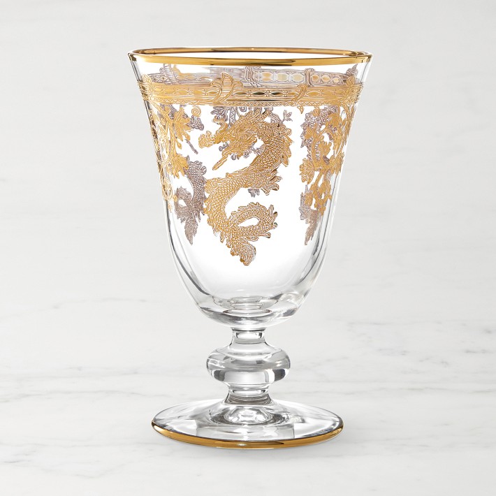 Gold Dragon Goblets