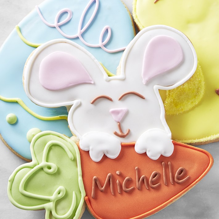 Easter Giant Personalized Assorted Sugar Cookies, Set of 3