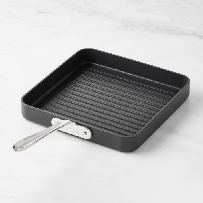 All-Clad HA1 Hard Anodized Nonstick Square Grill, 11