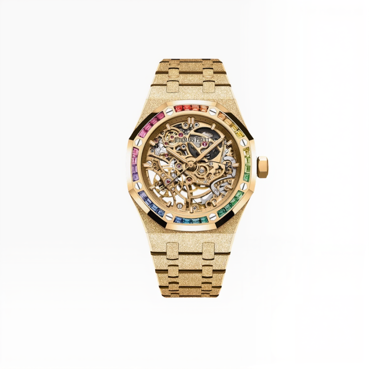 Audemars Piguet Royal Oak Frosted Gold Double Balance Wheel Openworked