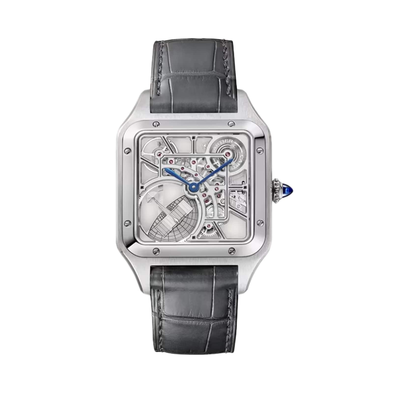 Cartier Santos-Dumont Skeleton with Micro-Rotor Men's