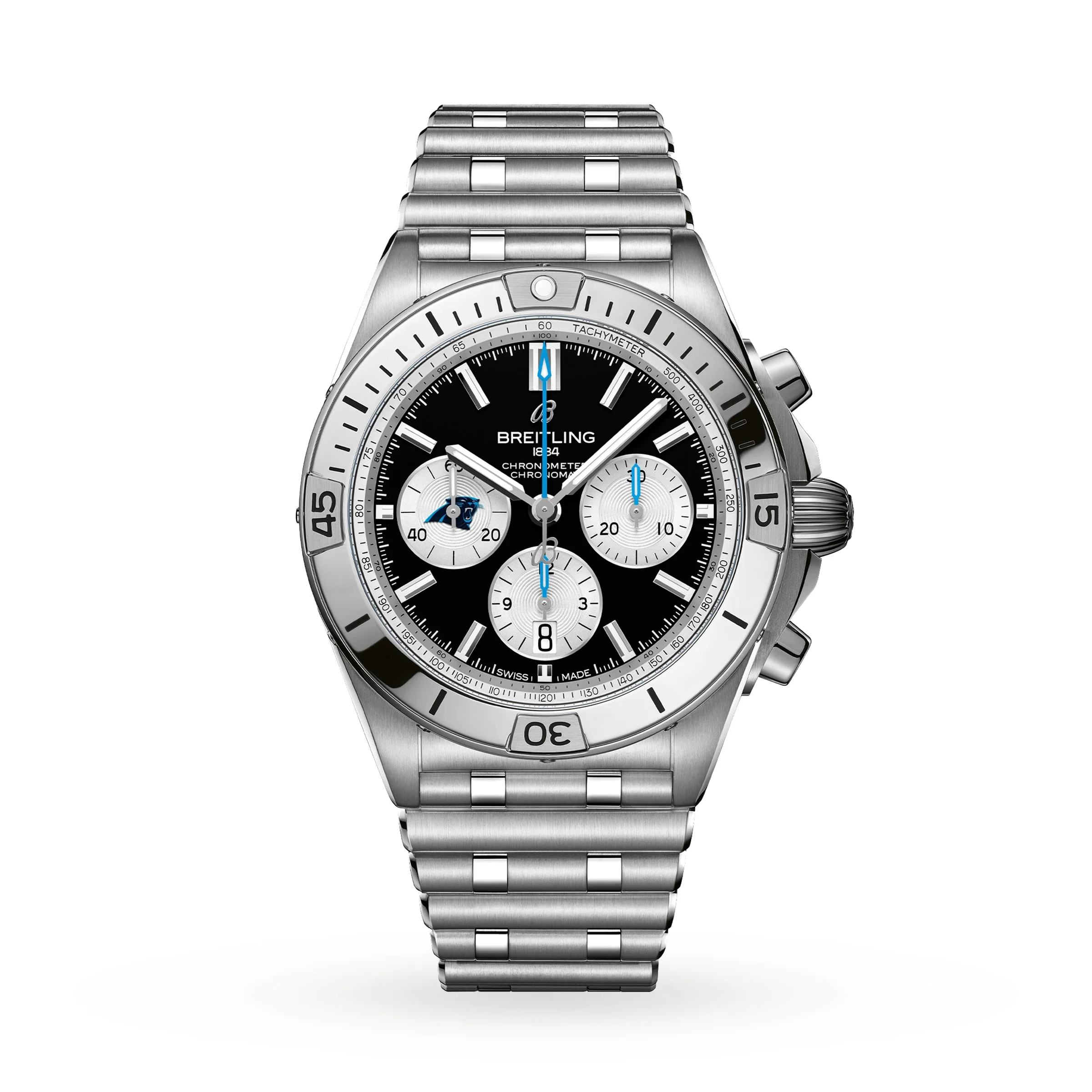Breitling Chronomat B01 42 NFL Caroline Panthers Edition Men's