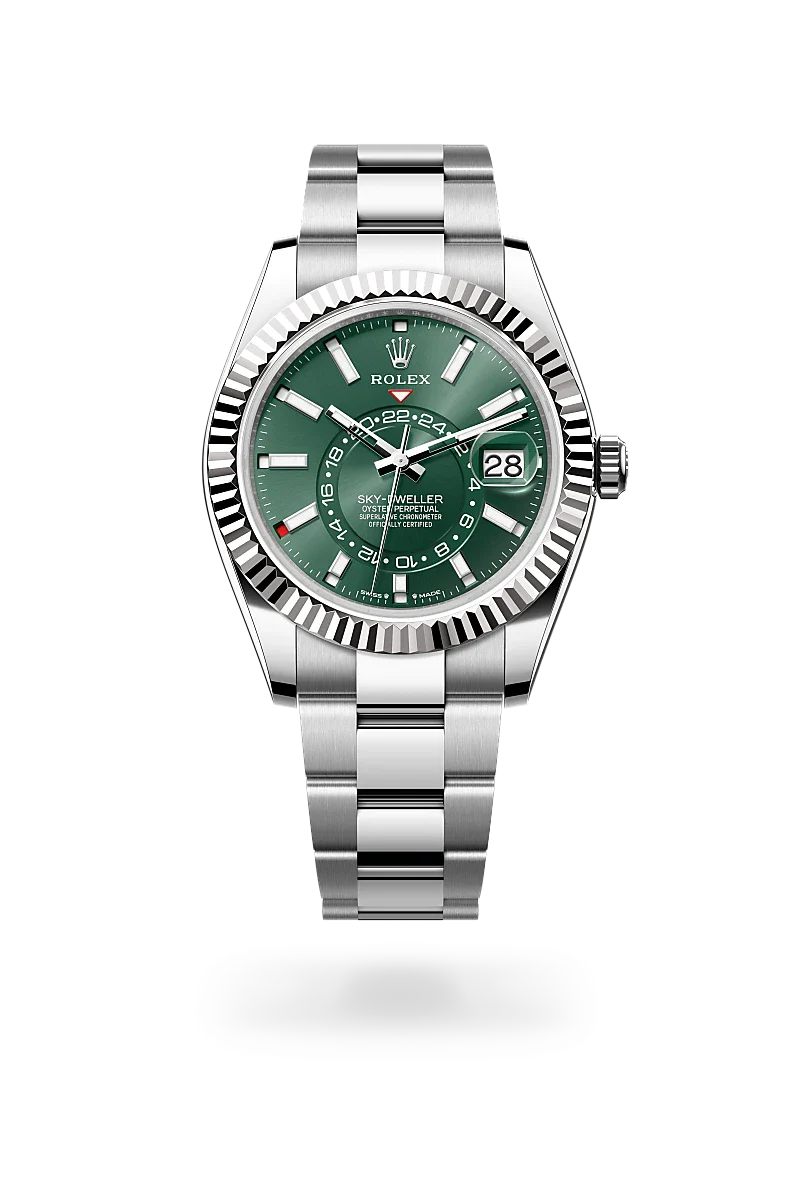 Rolex Sky-Dweller in White Rolesor - combination of Oystersteel and white gold, M336934-0001 | Walters & Hogsett