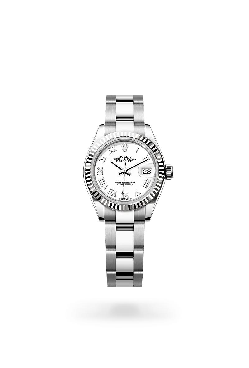Rolex Lady-Datejust in White Rolesor - combination of Oystersteel and white gold, M279174-0020 | Walters & Hogsett