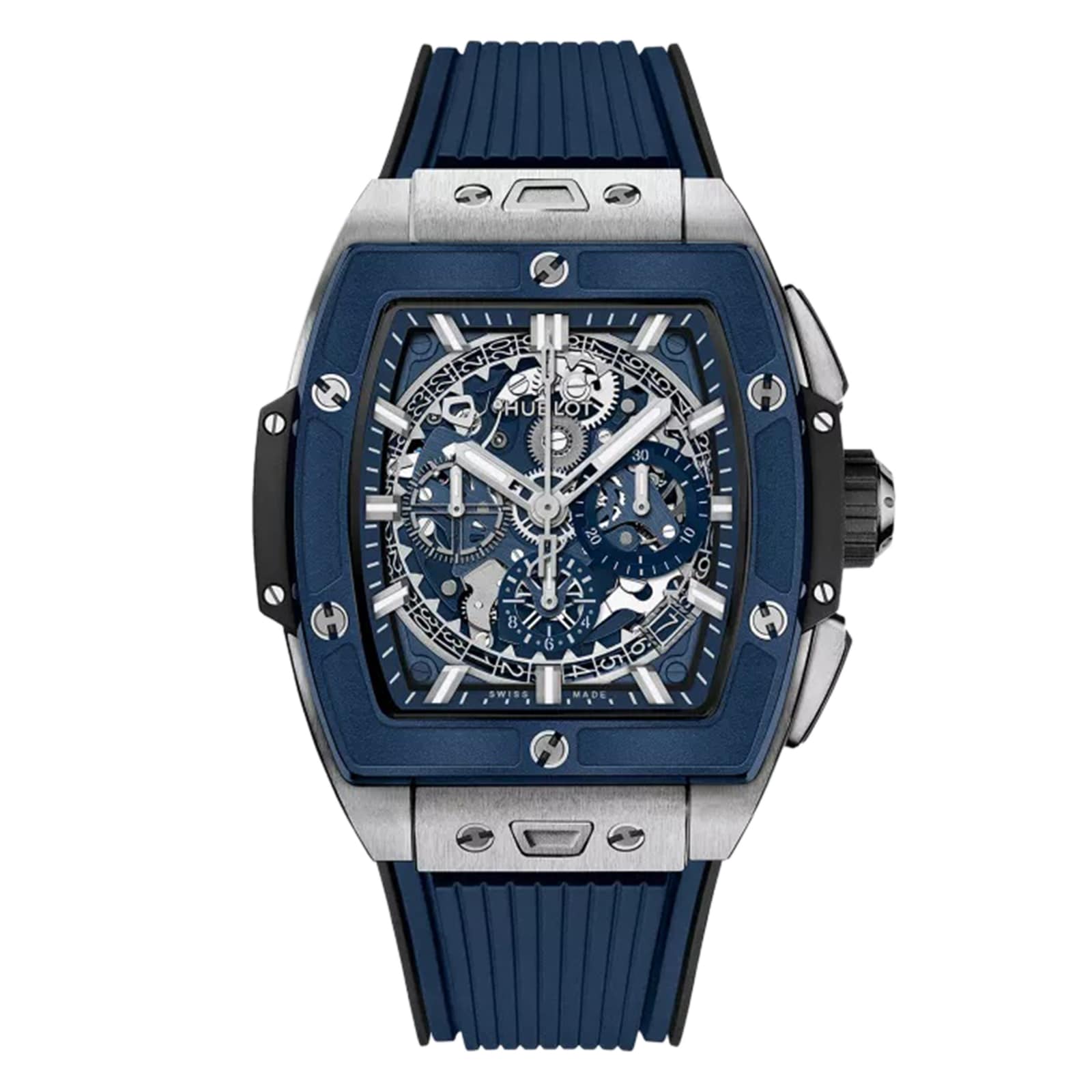 Hublot Spirit Of Big Bang Titanium Blue Ceramic Men's