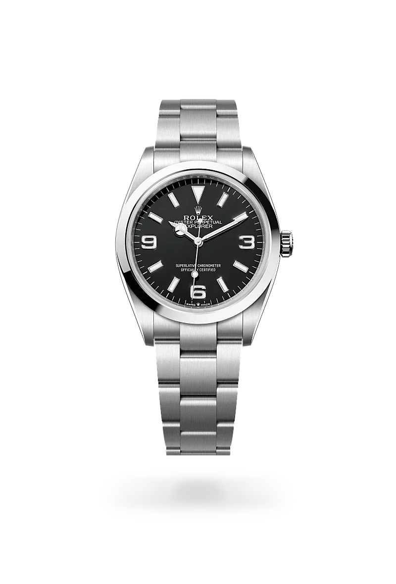Rolex Explorer 36 in Oystersteel, M124270-0001 | Walters & Hogsett