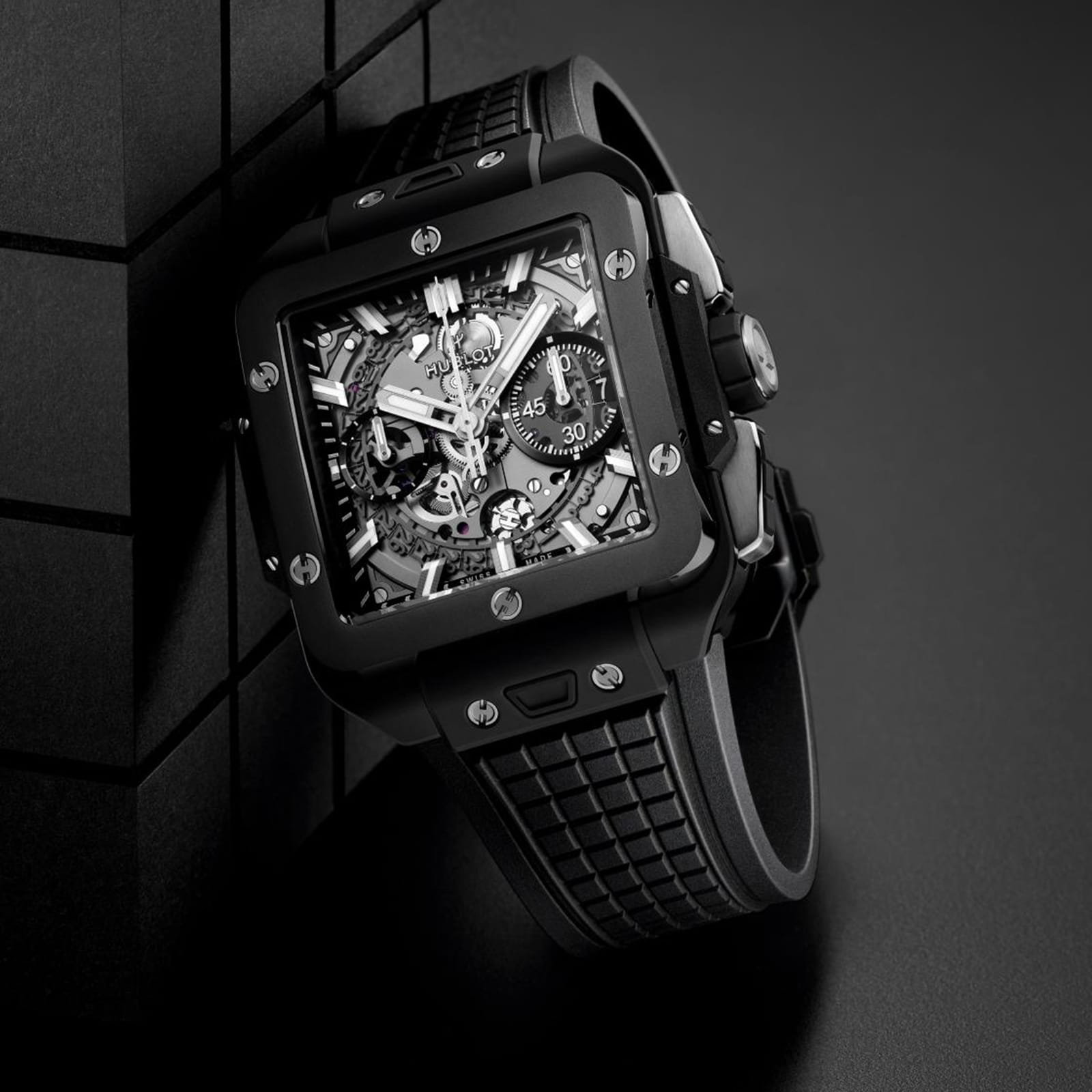 Hublot Square Bang Unico Black Magic Men's