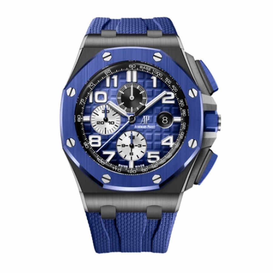AP Black Blue Ceramic Replica Audemars Piguet
