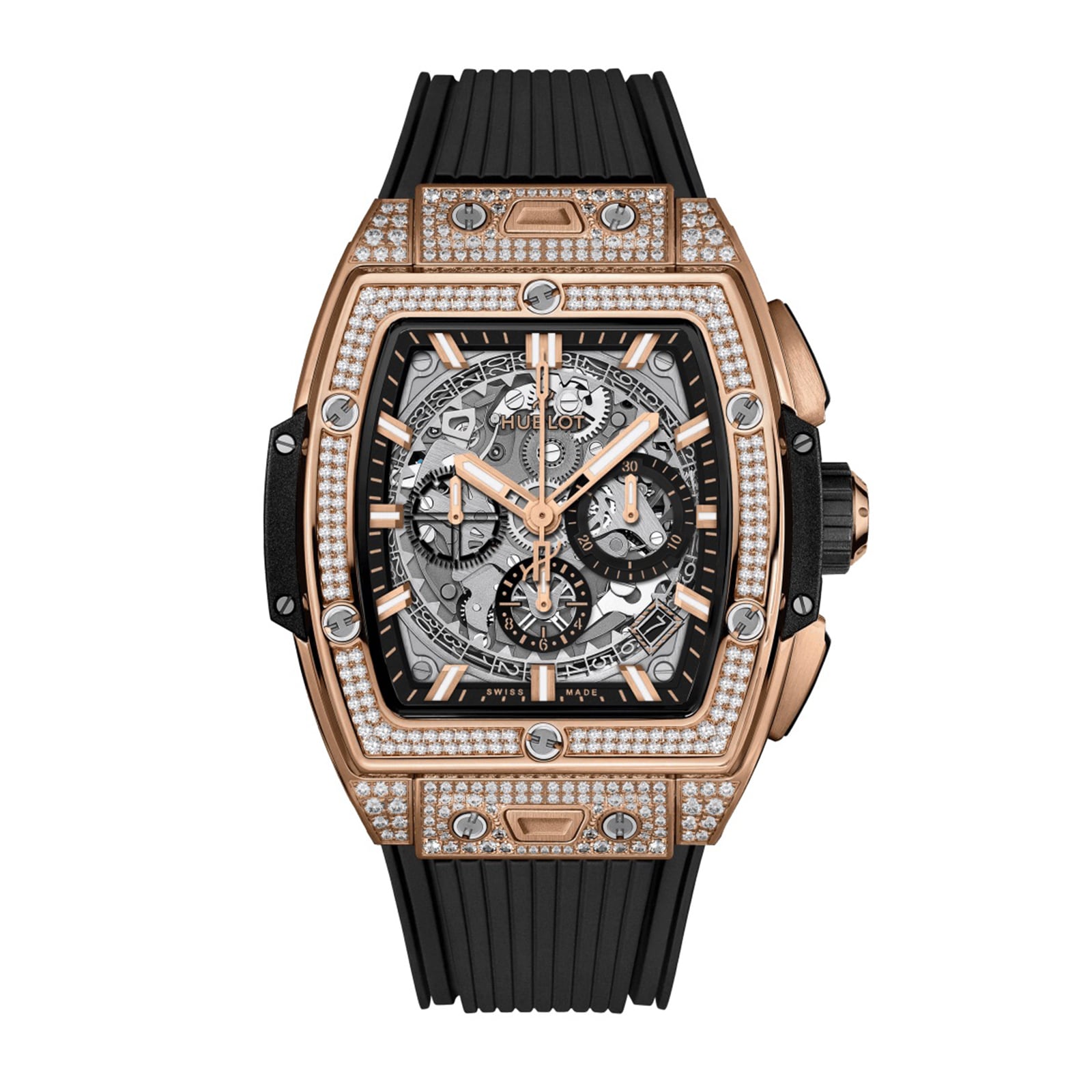 Hublot Spirit Of Big Bang King Gold Pavé Men's