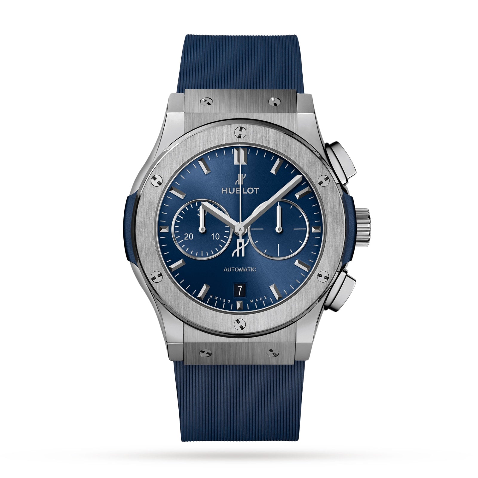 Hublot Classic Fusion Chronograph Titanium Blue Men's