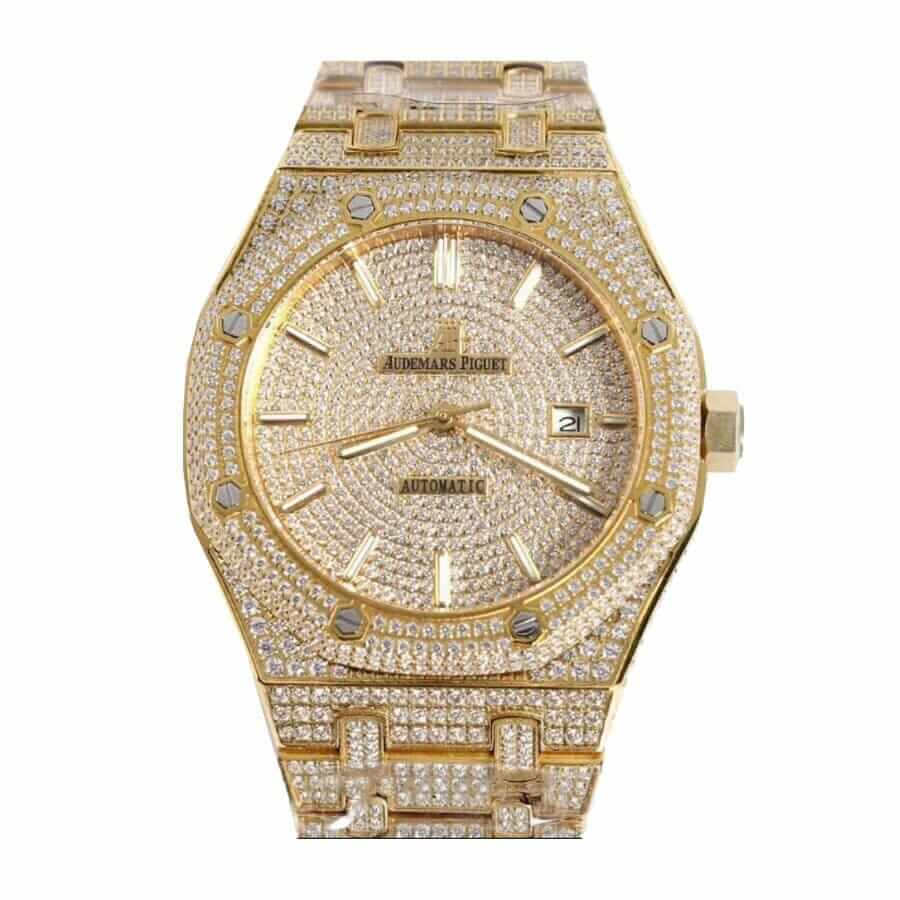 Fully Iced Out Ap Replica Audemars Piguet