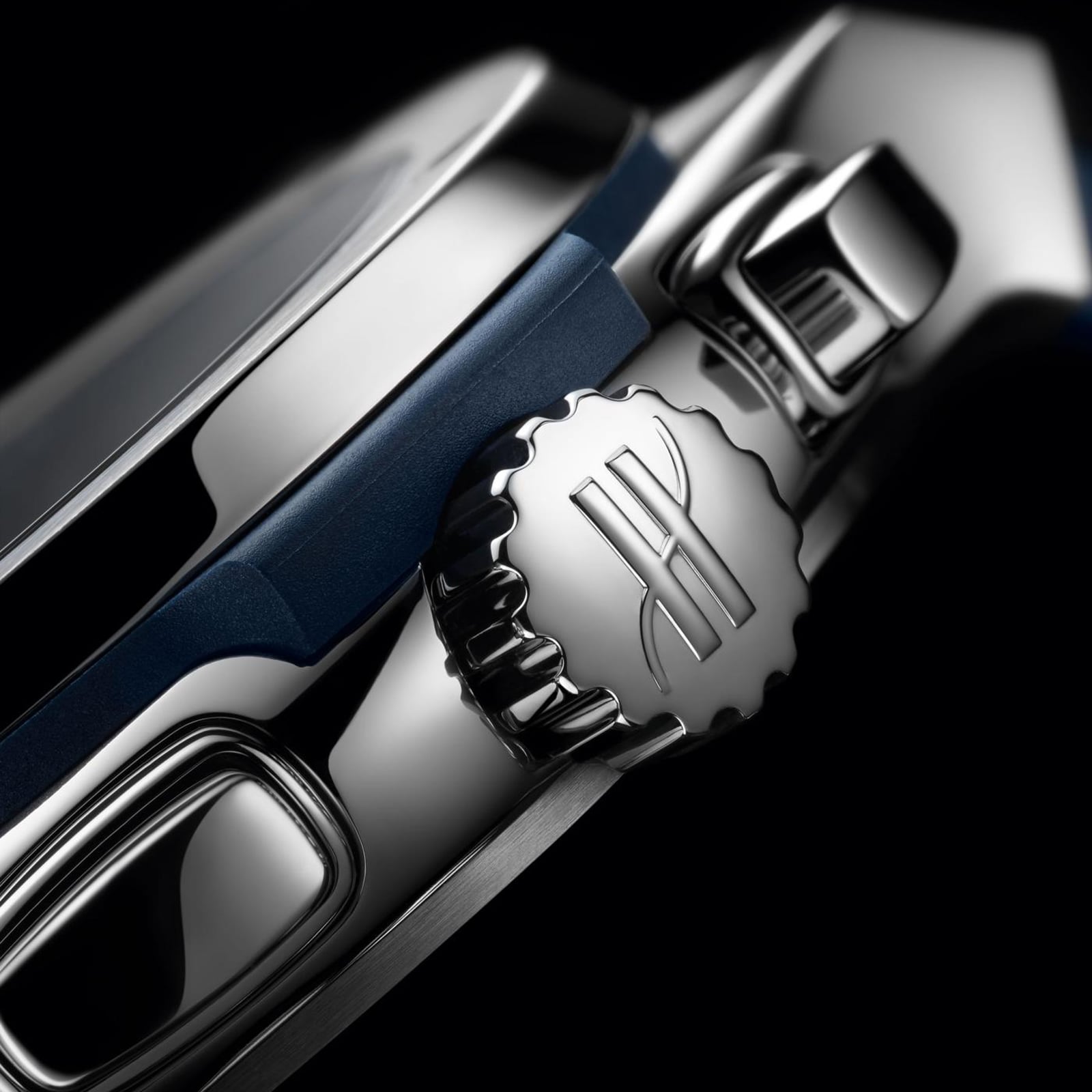 Hublot Classic Fusion Chronograph Titanium Blue Men's