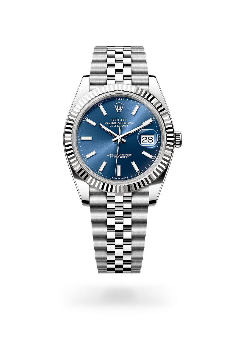 Rolex Datejust 41 in White Rolesor - combination of Oystersteel and white gold, M126334-0002 | Walters & Hogsett
