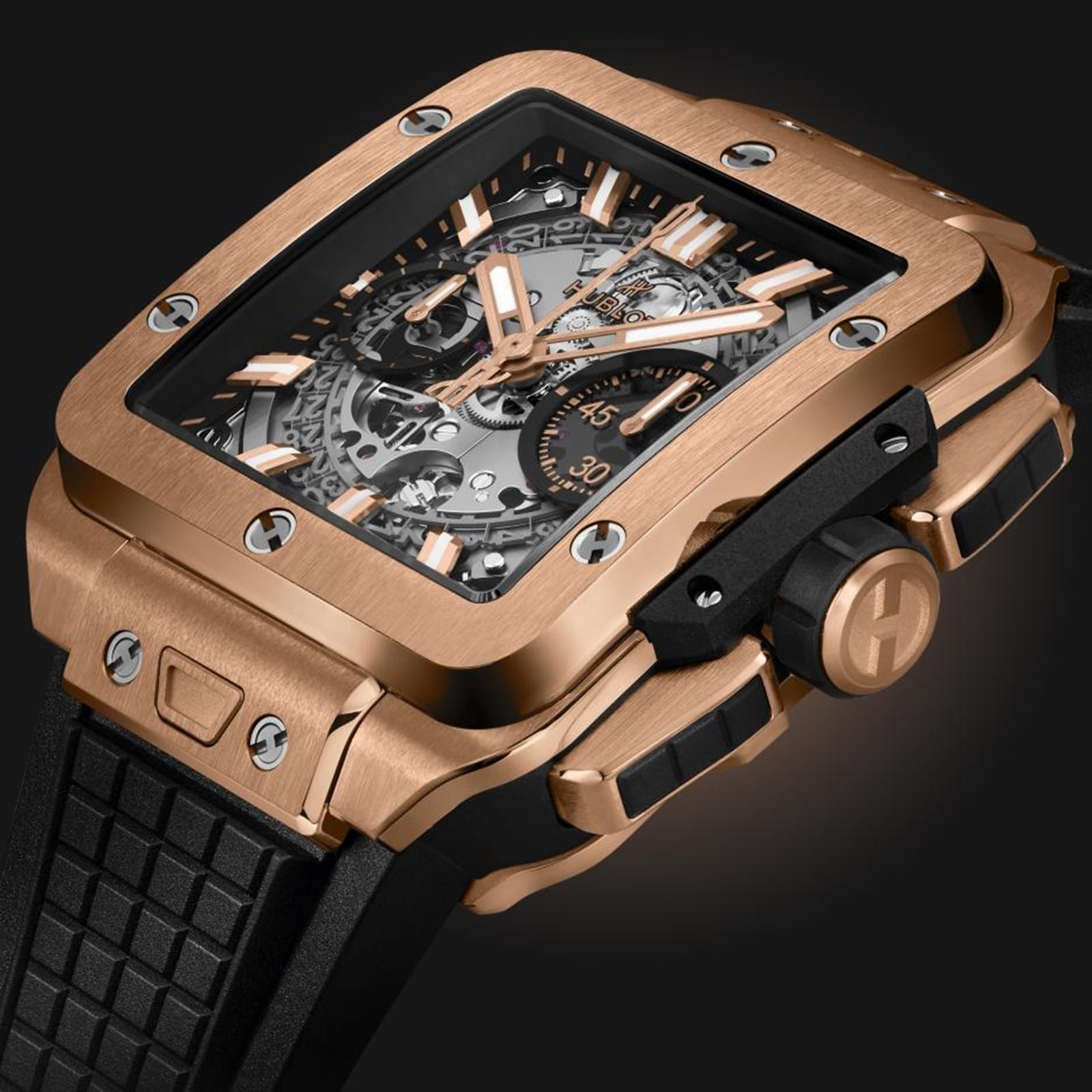 Hublot Square Bang Unico King Gold Men's