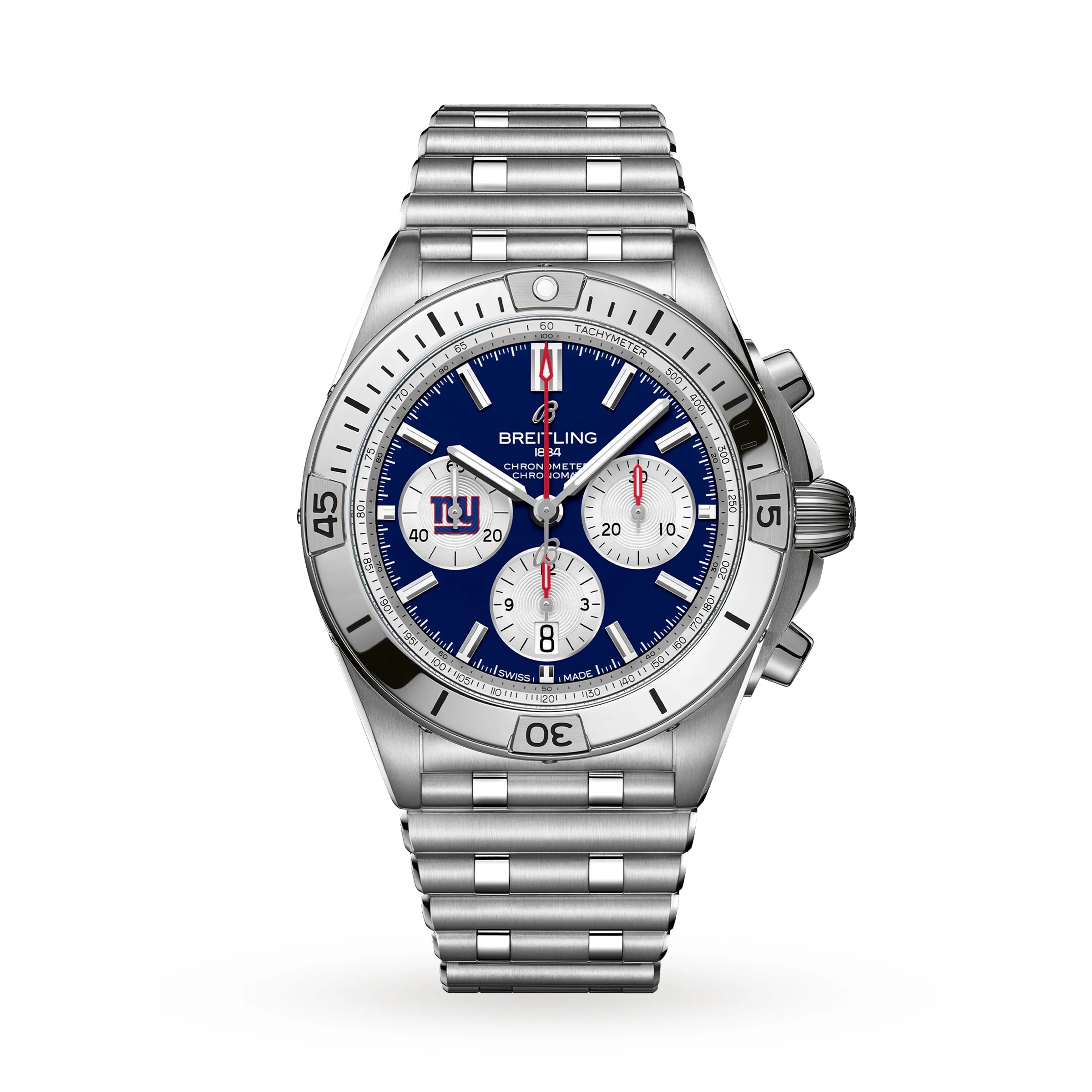 Breitling Chronomat B01 42 NFL New York Giants Edition Men's