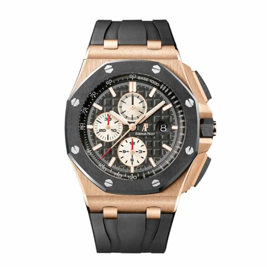 AP Rose Gold Black Replica Audemars Piguet