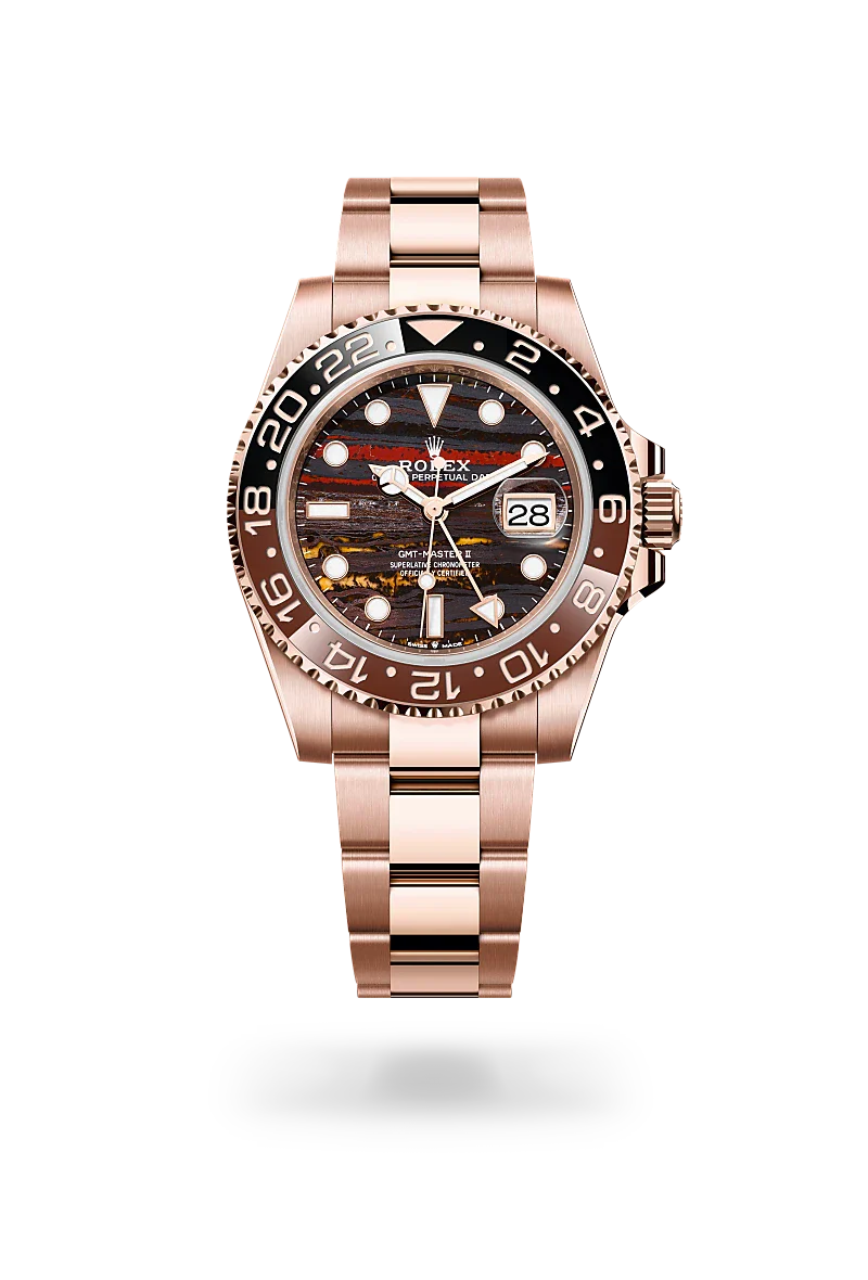 Rolex GMT-Master II in 18 kt Everose gold, M126715CHNR-0002 | Walters & Hogsett