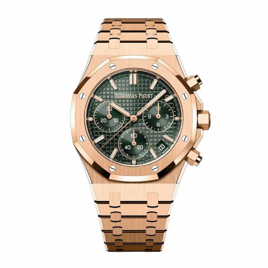 Audemars Piguet Royal Oak 26240OR.OO.1320OR.04 Rose Gold Green Dial Audemars Piguet