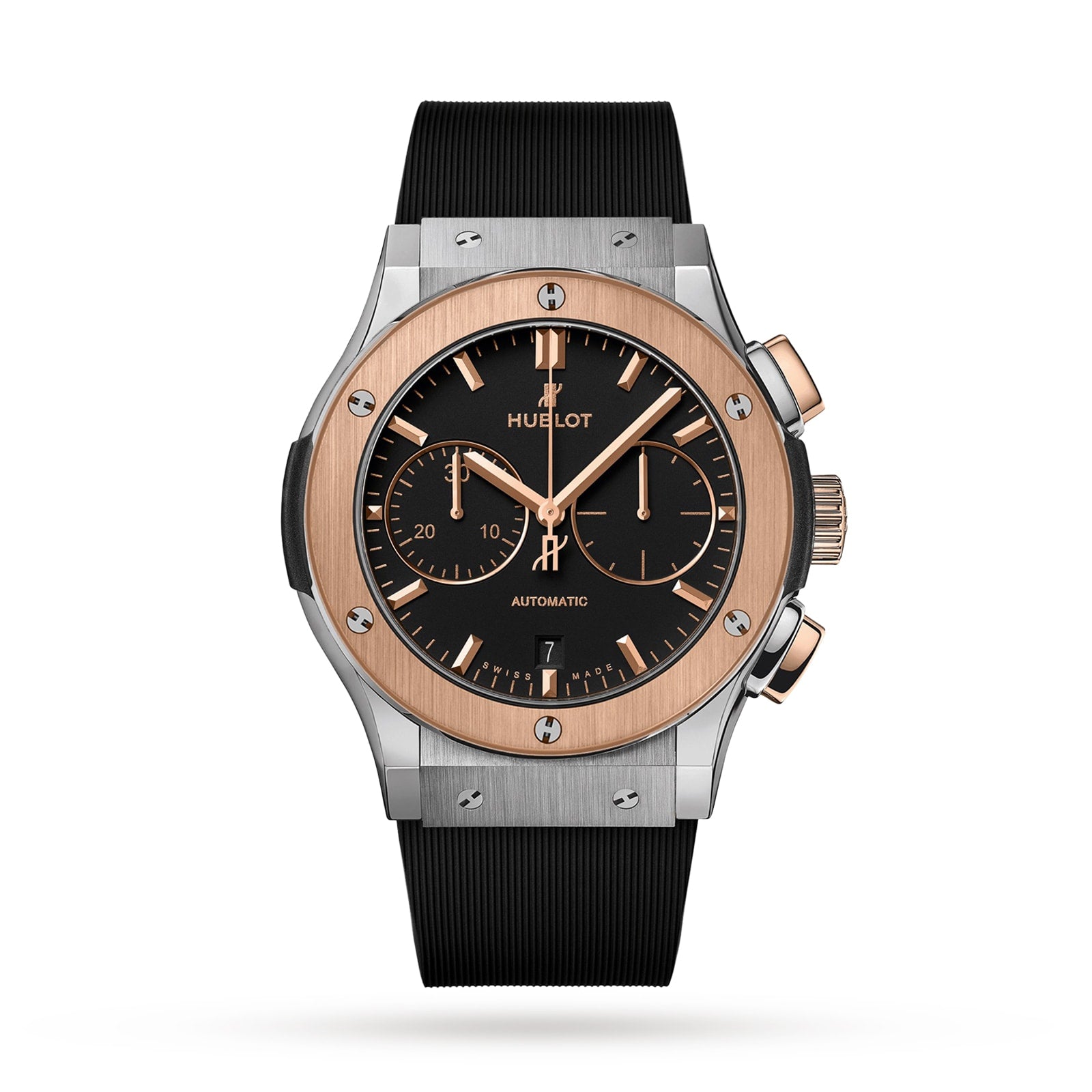 Hublot Classic Fusion Chronograph Titanium King Gold Men's
