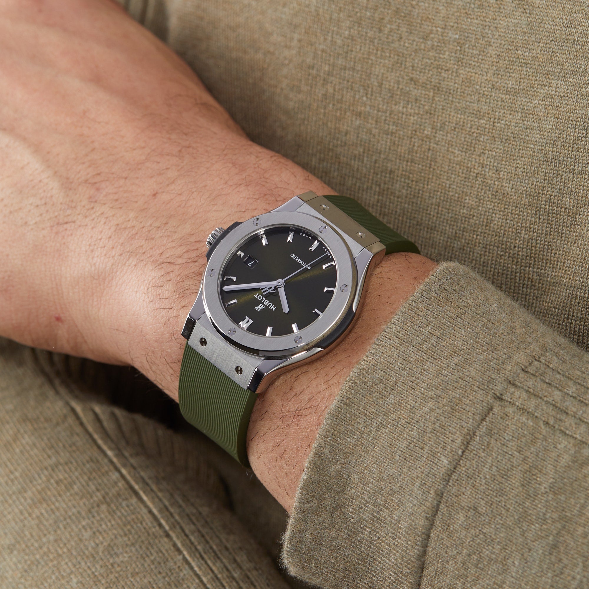 Hublot Classic Fusion Titanium Green Men's