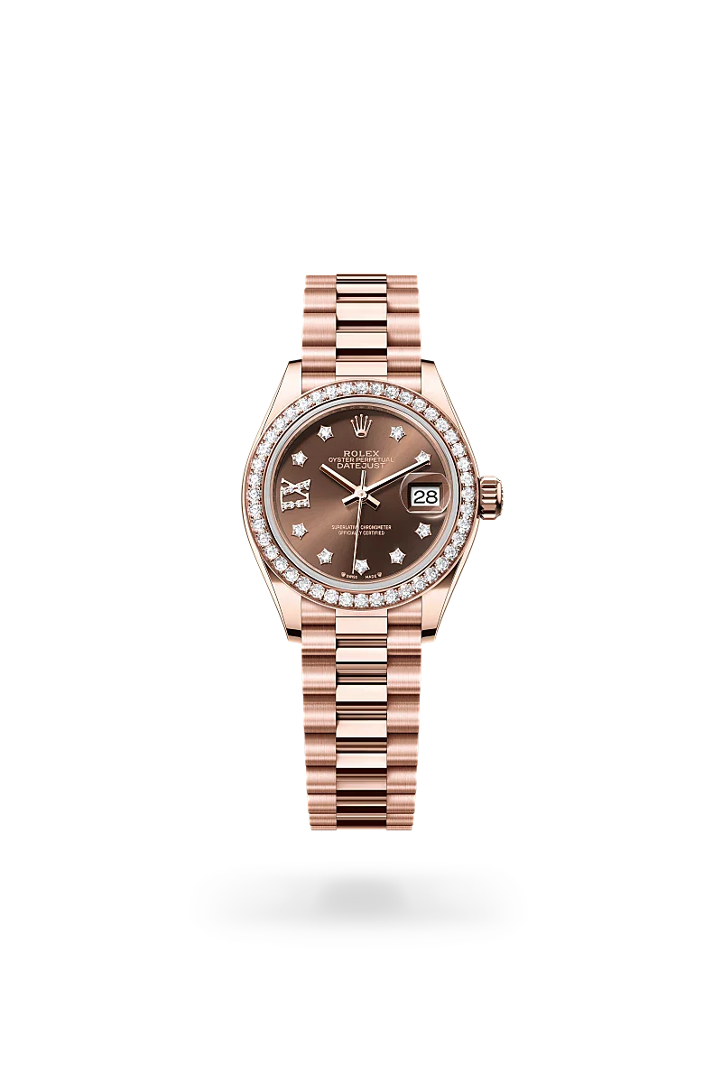 Rolex Lady-Datejust in 18 kt Everose gold, M279135RBR-0001 | Walters & Hogsett