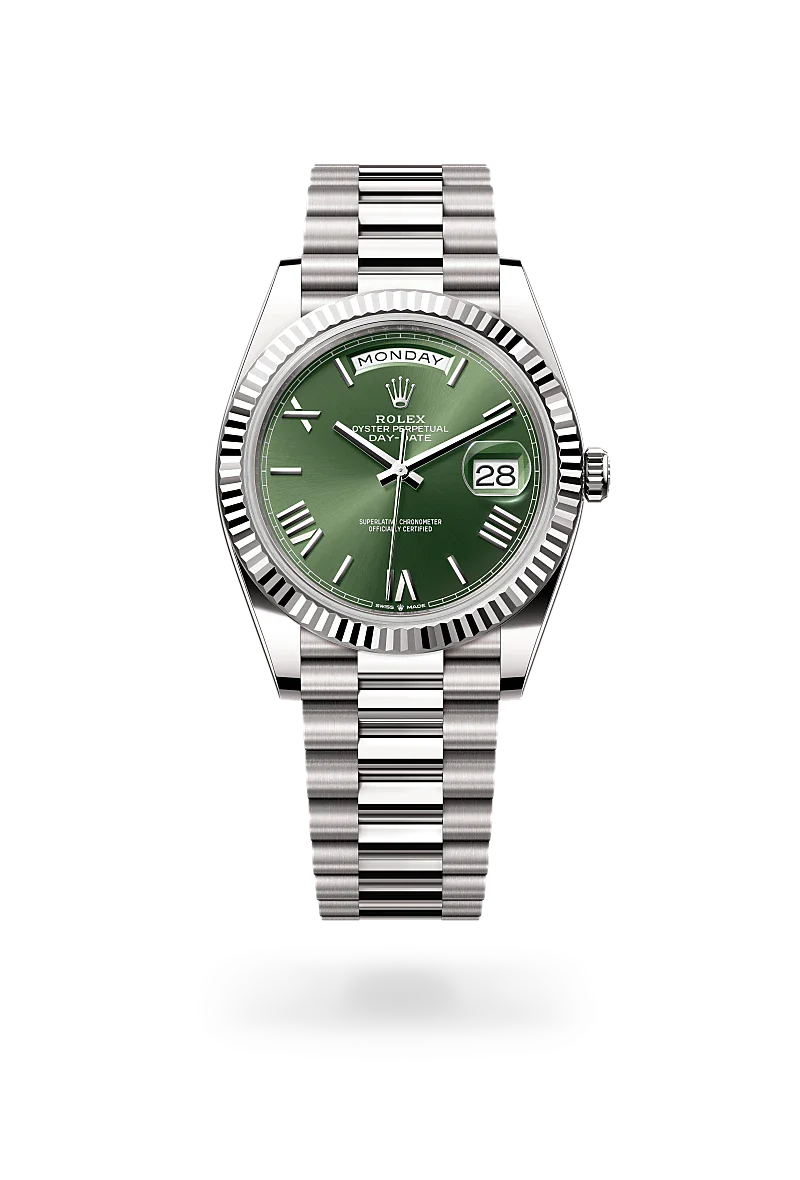 Rolex Day-Date 40 in 18 kt white gold, M228239-0033 | Walters & Hogsett