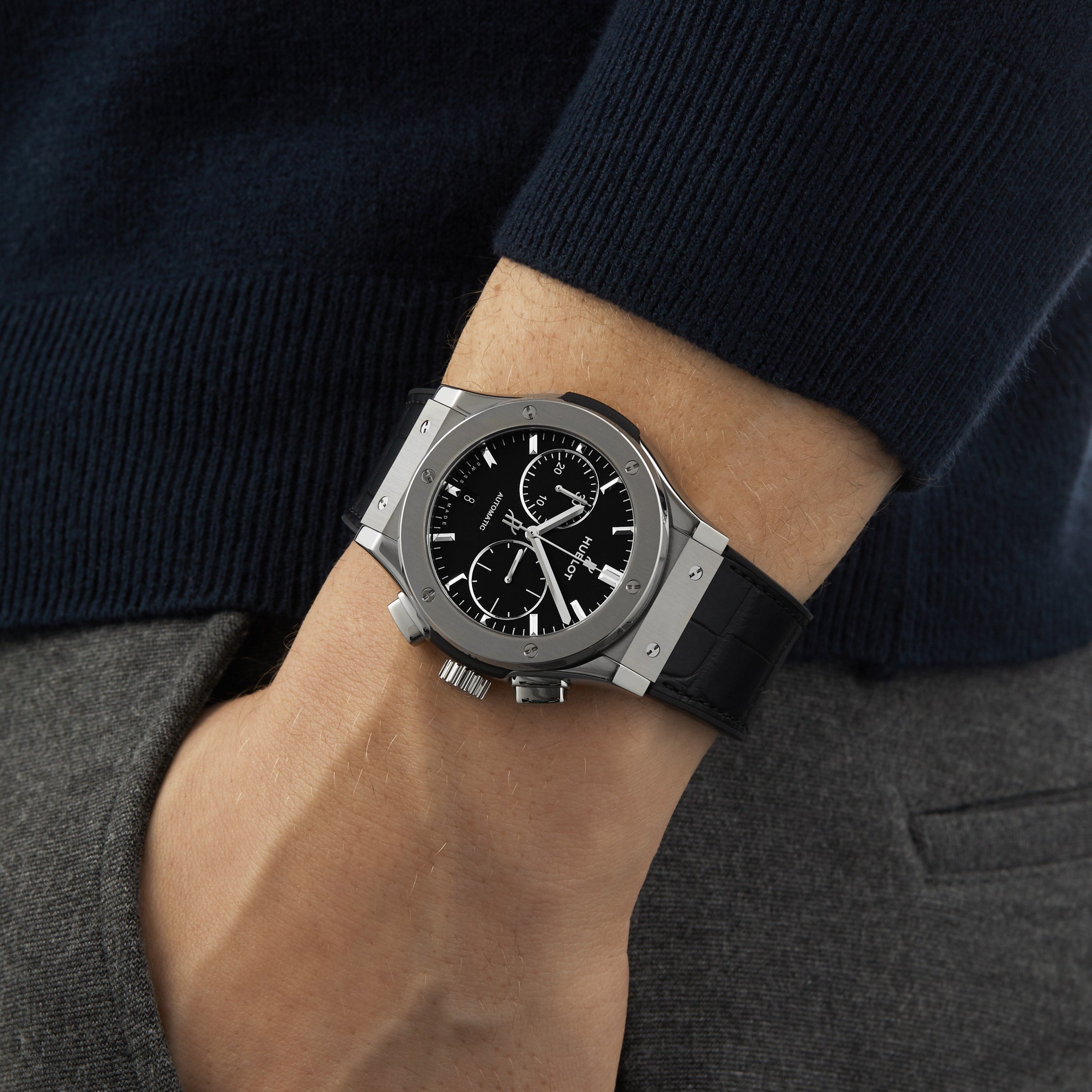 Hublot Classic Fusion Chronograph Titanium Men's