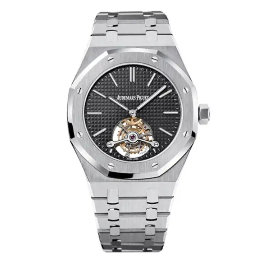 Audemars Piguet Royal Oak 26512ST.OO.1220ST.01 Tourbillon Black Dial Replica Audemars Piguet