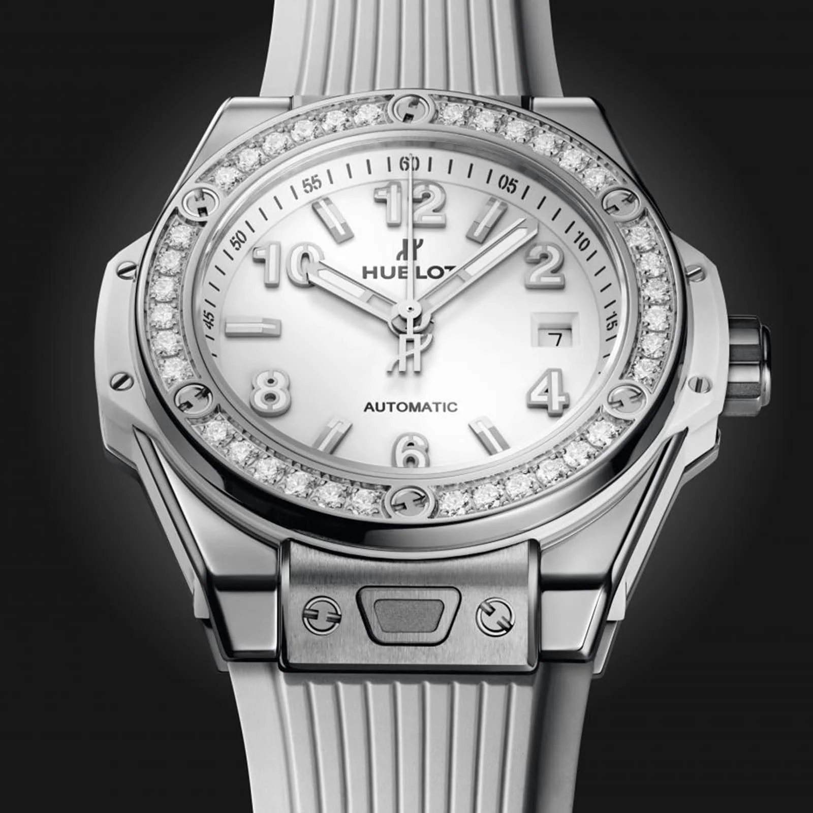 Hublot Big Bang One Click Steel White Diamonds Women's