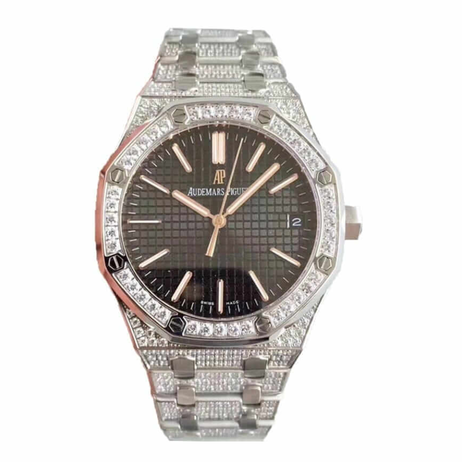 AP Iced Out Watch Replica Audemars Piguet