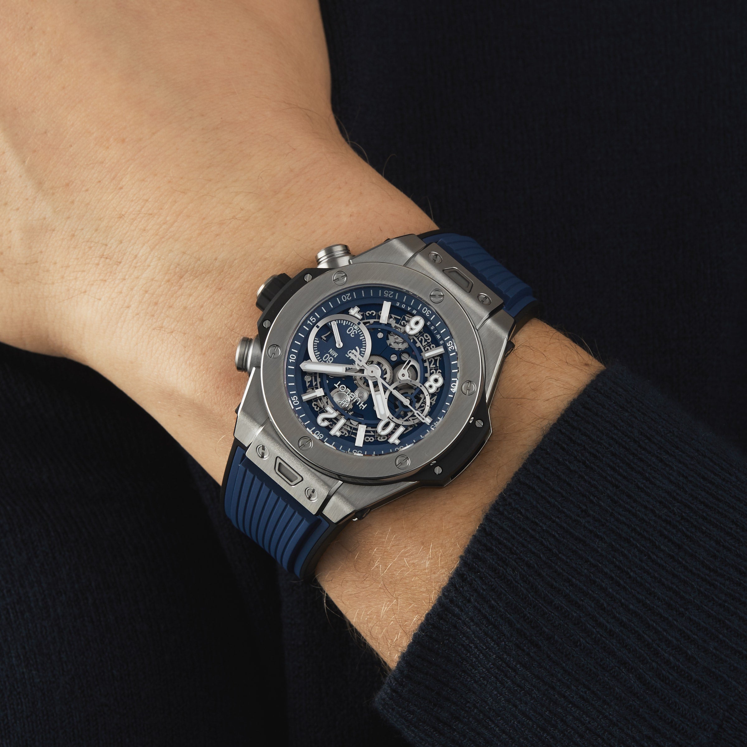 Hublot Big Bang Unico Titanium Blue Men's