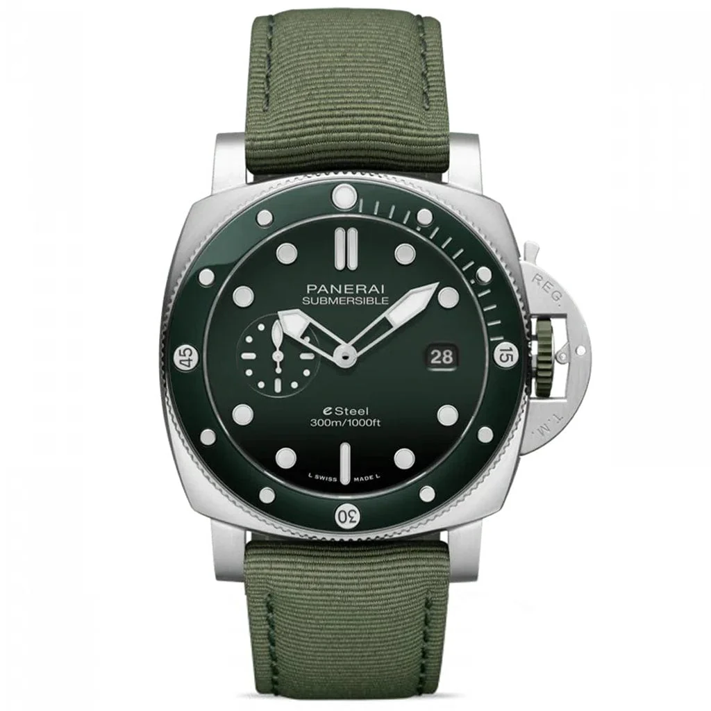 PANERAI Submersible QuarantaQuattro ESteel™ Verde Smeraldo PAM01287 Men's