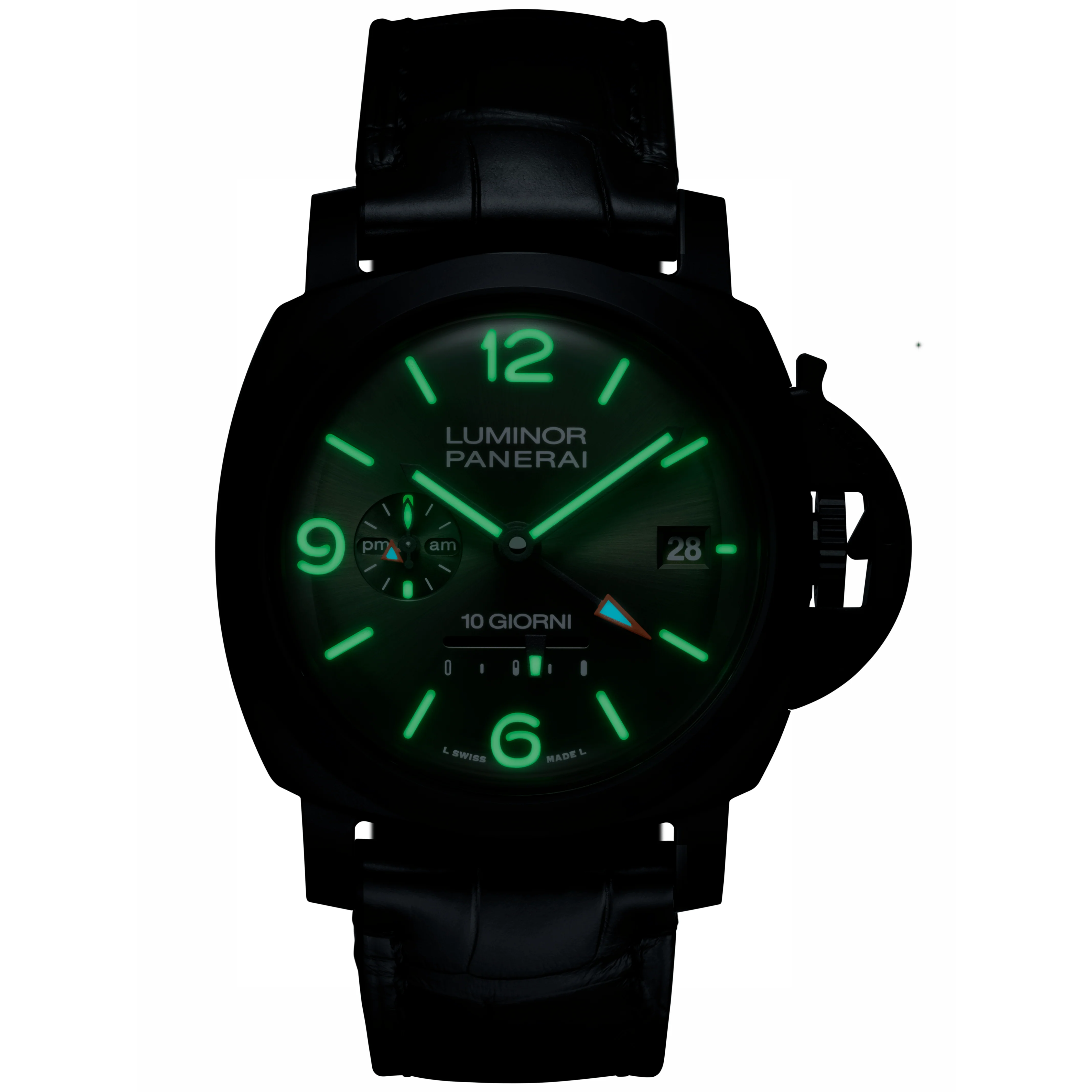 PANERAI Luminor Dieci Giorni GMT Ceramica PAM01483 Men's
