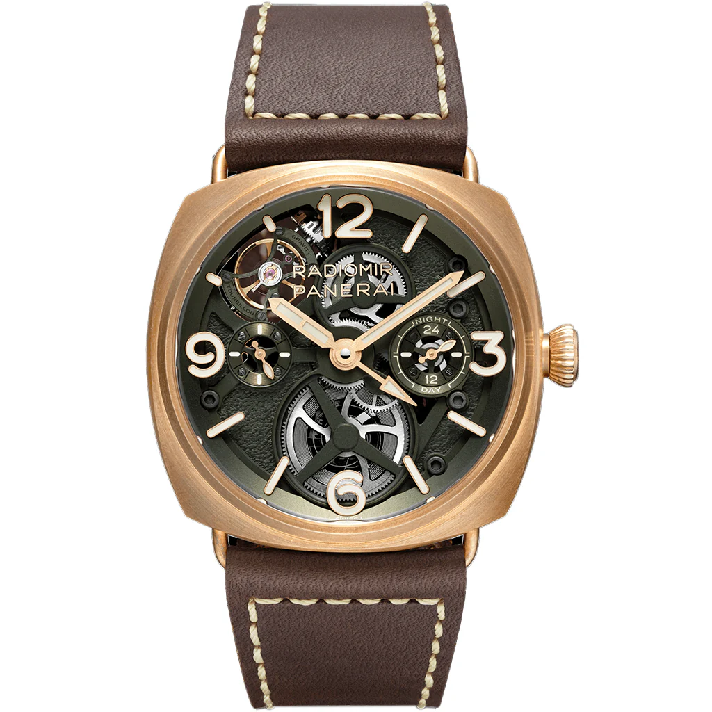 PANERAI Radiomir Tourbillon GMT Bronzo PAM01284 - 45mm Men's