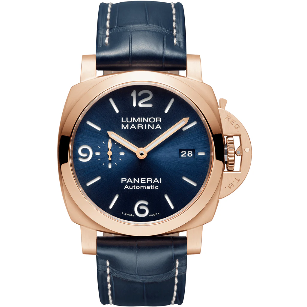 PANERAI Luminor Marina Goldtech™ Sole Blu - 44mm PAM01112 Men's