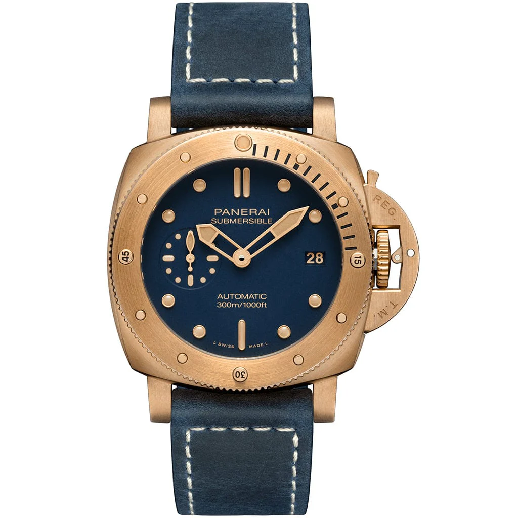 PANERAI Submersible Bronzo Blu Abisso - PAM01074 Men's