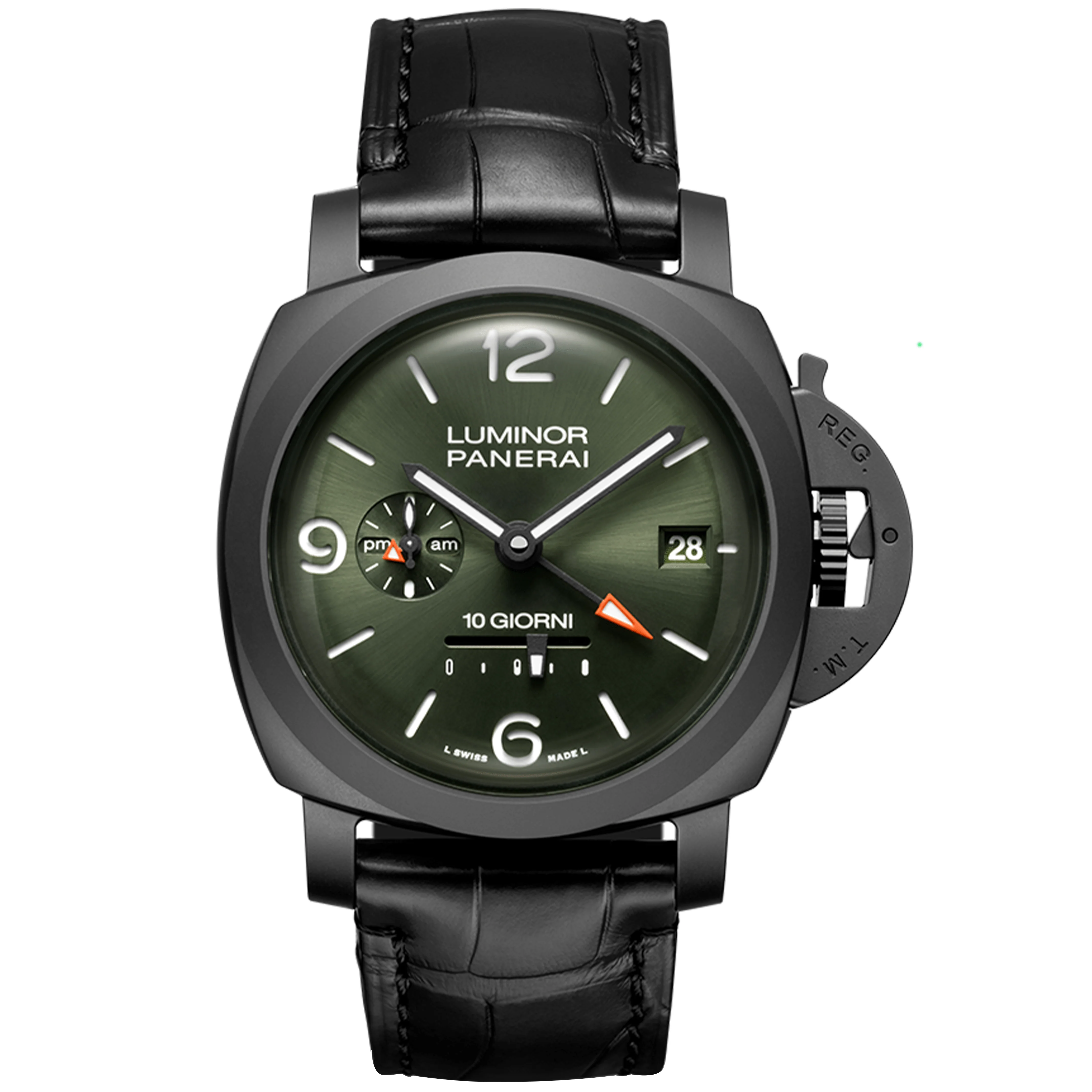 PANERAI Luminor Dieci Giorni GMT Ceramica PAM01483 Men's