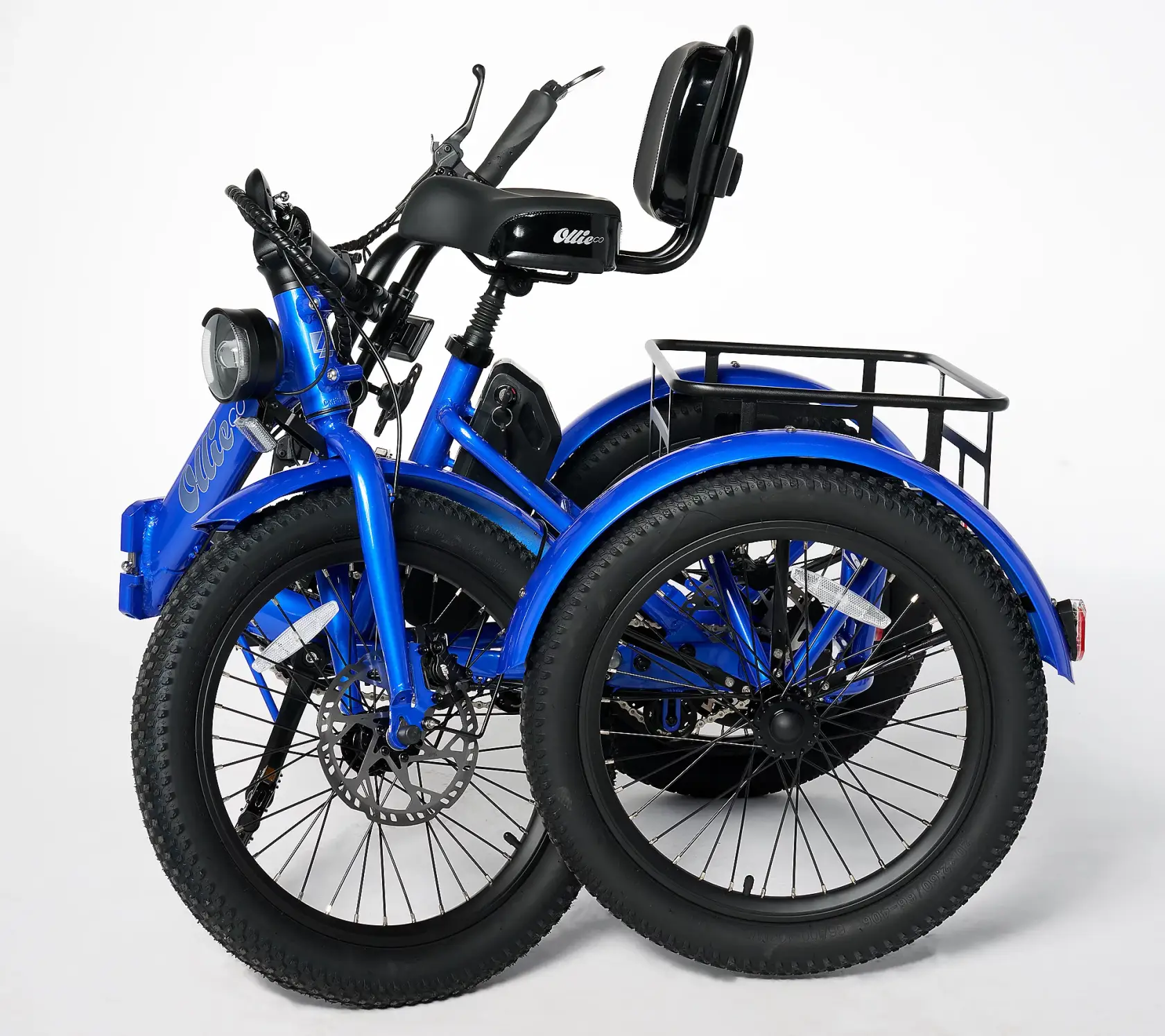 💝Last Day For Clearance✨Ollie Leo Electric Trike with 500W_Motor & 20MPH Speed w/ Accessories