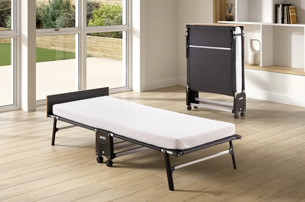 🎁Last Day Promotion 🎁JayBe Fold Away Single or Double Bed with Mattress