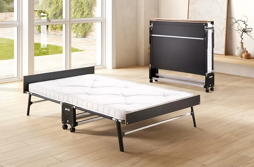 🎁Last Day Promotion 🎁JayBe Fold Away Single or Double Bed with Mattress