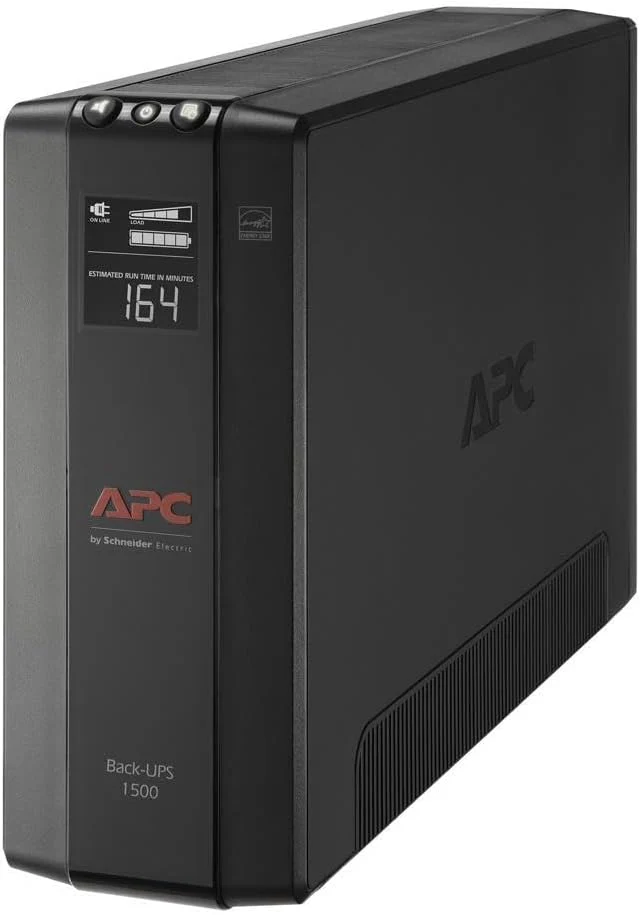APC UPS 1500VA UPS Battery Backup and Surge Protector, BX1500M Backup Battery Power Supply, AVR, Dataline Protection