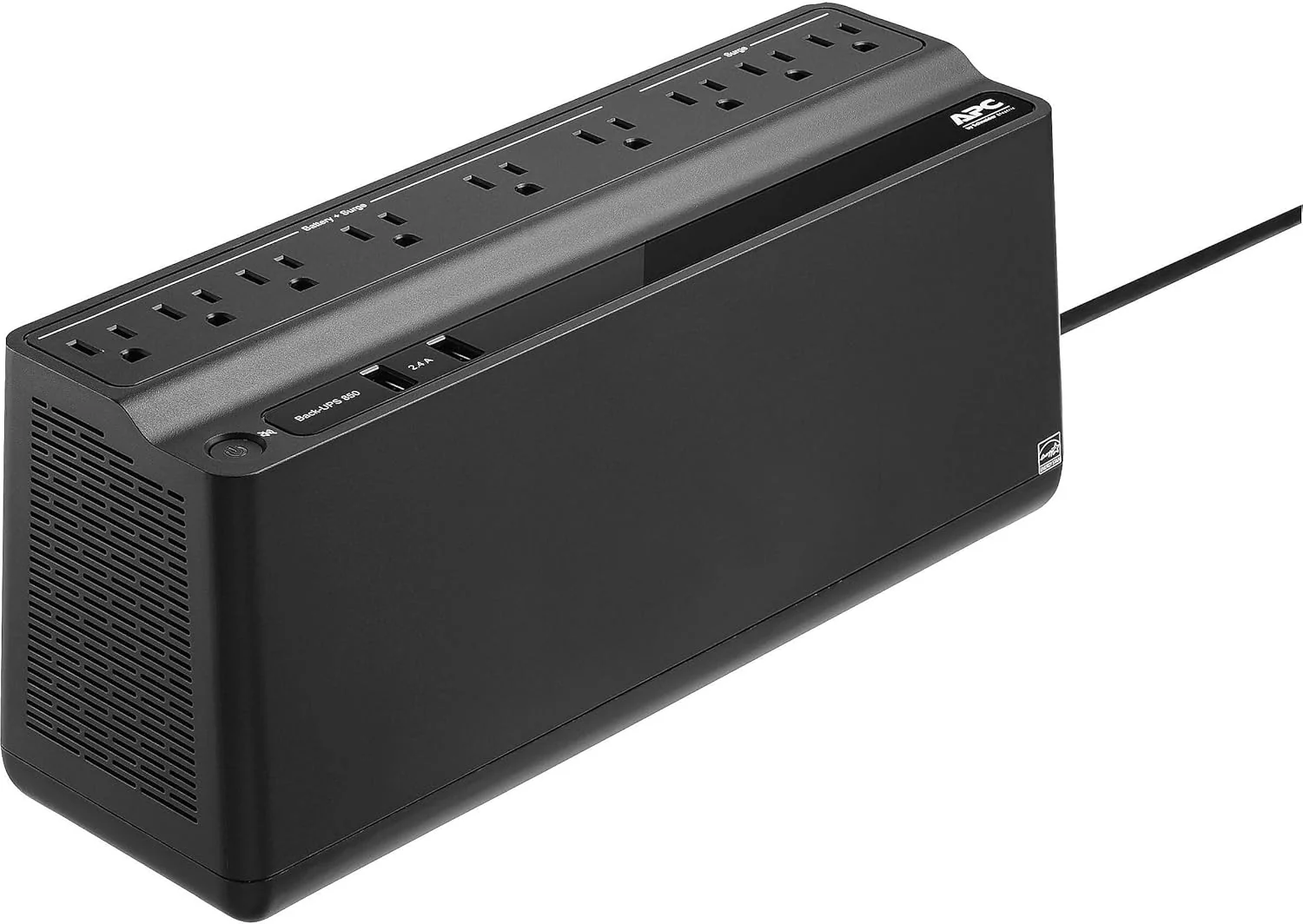 APC UPS Battery Backup, 1050VA UPS with 6 Backup Battery Outlets, Type C USB Charging, BE1050G3 Back-UPS