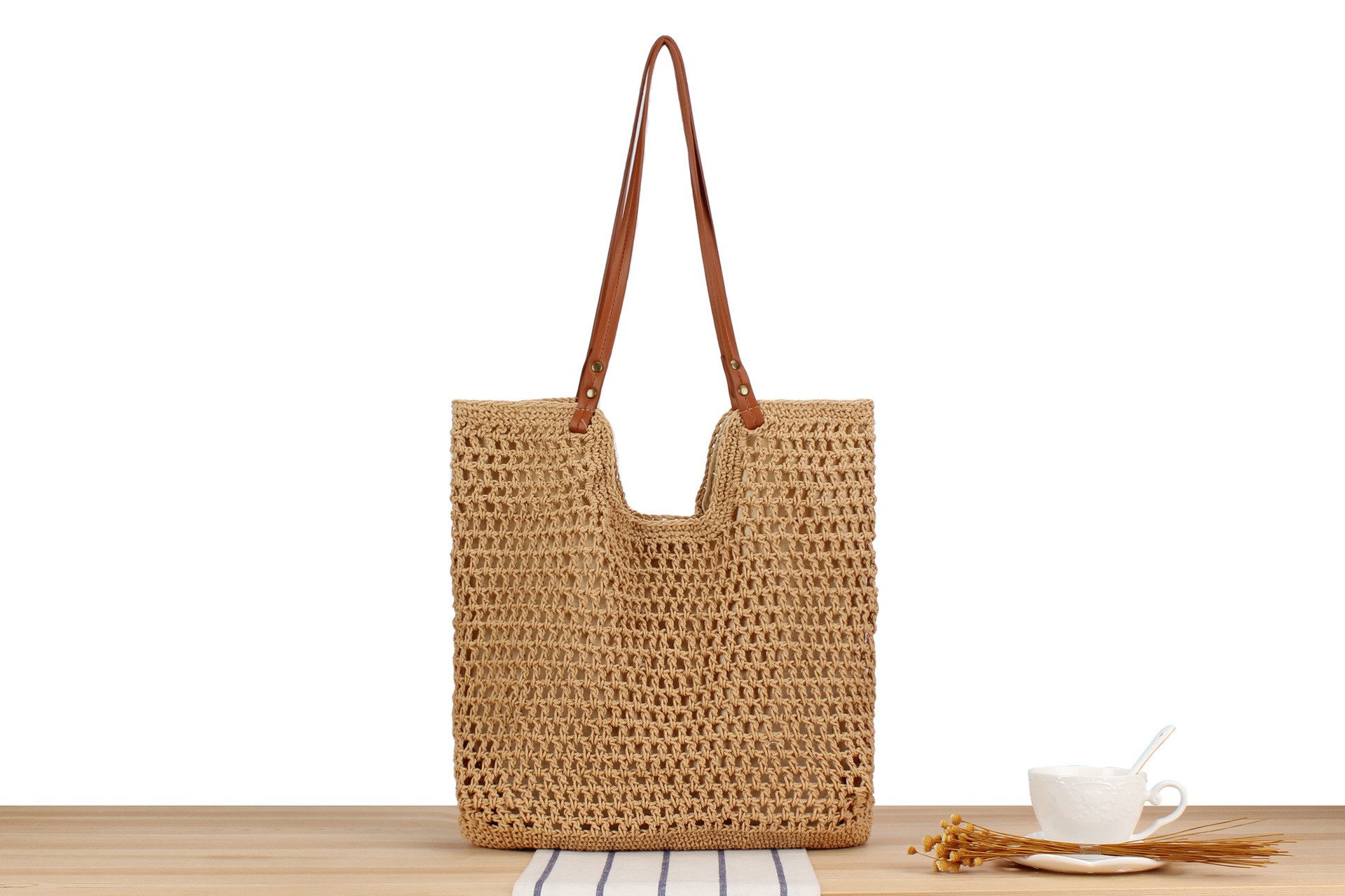 Woven Beach Shoulder Bag