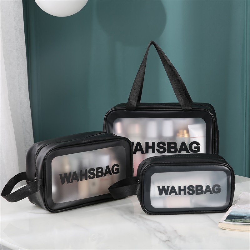 Transparent bag six-piece set PVC storage bag bathing swimming beach bag