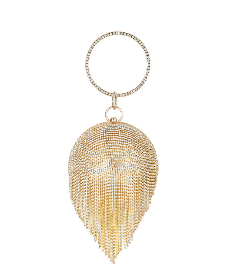 Round Fringe Party Bag