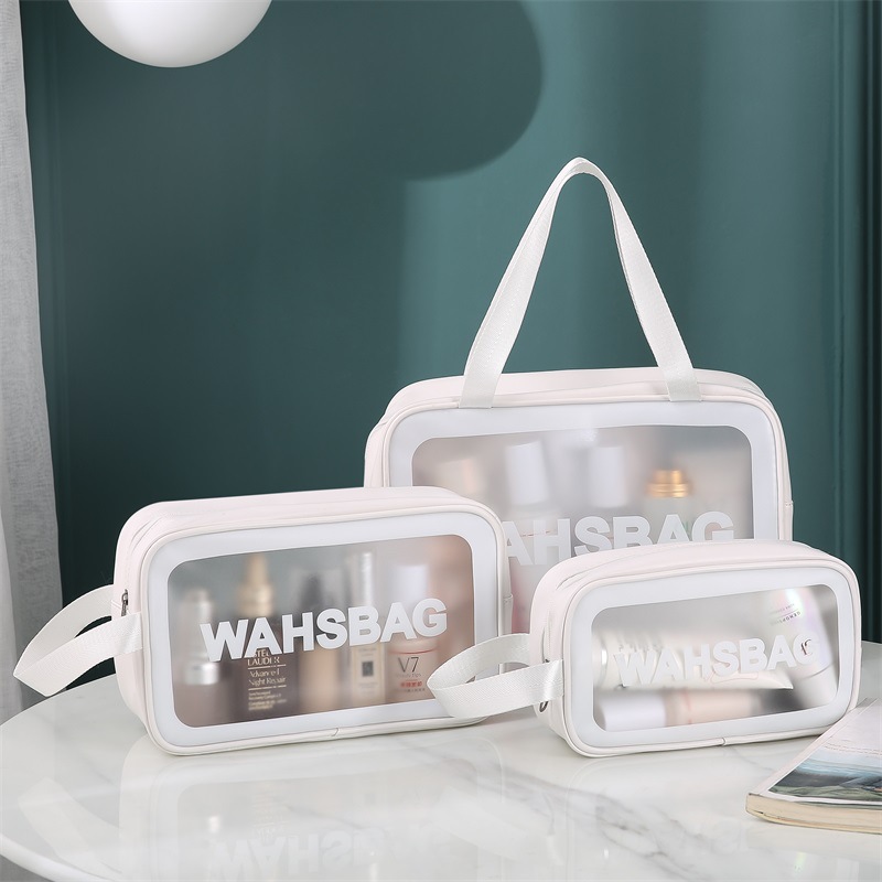 Transparent bag six-piece set PVC storage bag bathing swimming beach bag